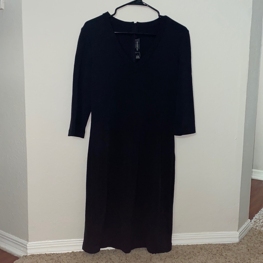 Black St. John dress